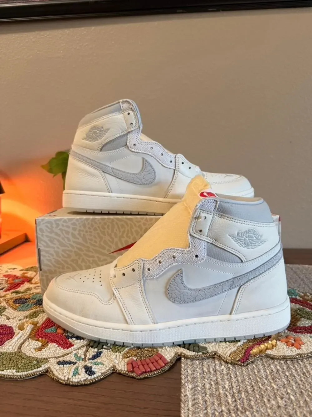 Jordan 1 Retro High OG Elephant Sail University Red Coconut Milk IH4363 100